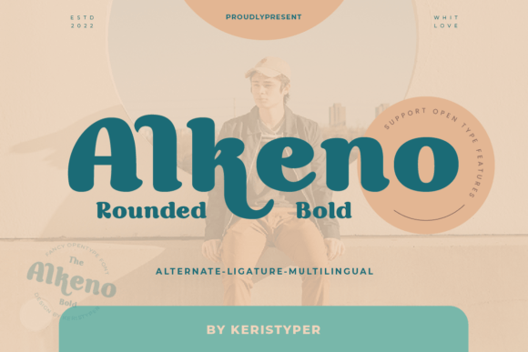 Alkeno: A Bold Display Font for Modern Web Design
