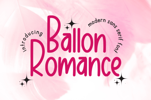 Ballon Romance: A Handwritten Font for Editorial Design
