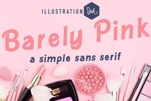 Barely Pink: A Retro Sans Serif Font for Business Branding