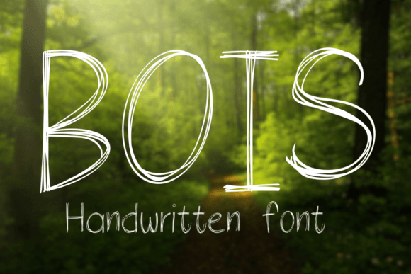 Bois: A Cute Handwritten Font for Branding