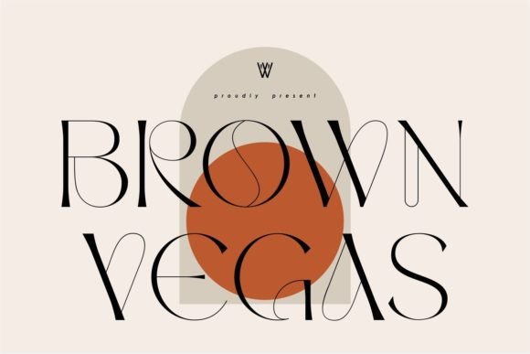 Brown Vegas: An Elegant Serif Font for Editorial Design