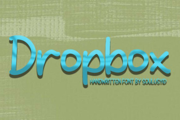 Dropbox: A Cute Sans Serif Font for Crafts