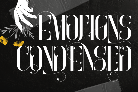 Emotions Condensed: A Bold Serif Font for Makers
