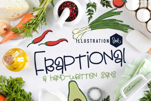 Fraptional: A Whimsical Handwritten Font for Crafters