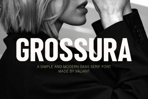 Grossura: A Modern Sans Serif for Bold Branding