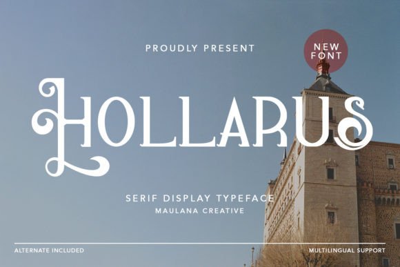 Hollarus: A Modern Serif Font for Business Branding