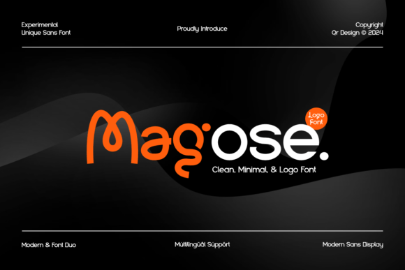 Magose: The Bold Sans Serif Font for Strong Branding
