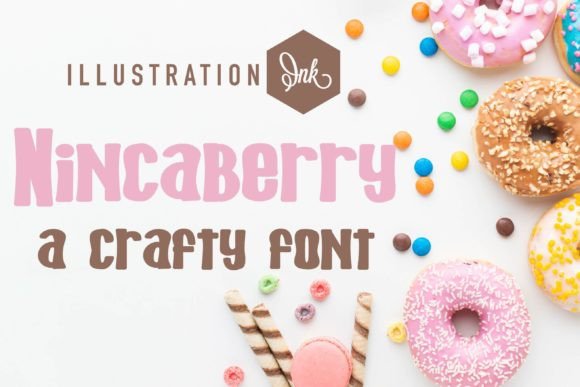 Nincaberry: A Whimsical Hand-Crafted Font for Makers