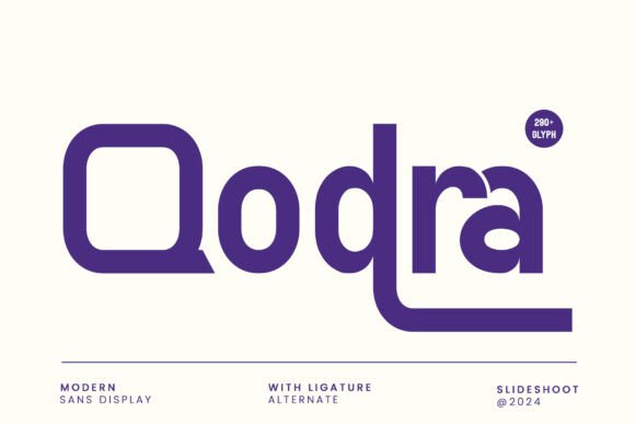 Qodra Sans Serif: A Modern Geometric Font Review