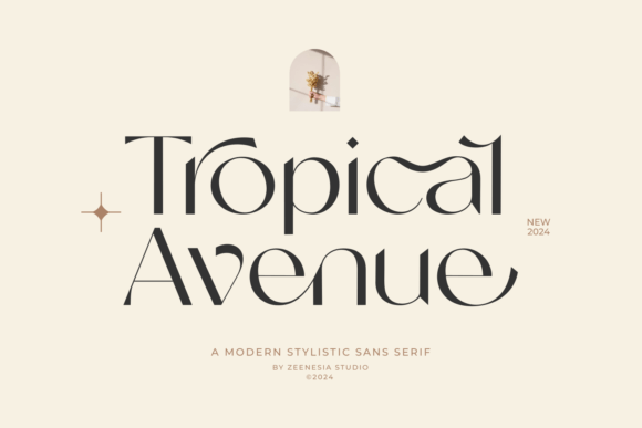 Tropical Avenue: The Modern Sans Serif Font for Campaigns