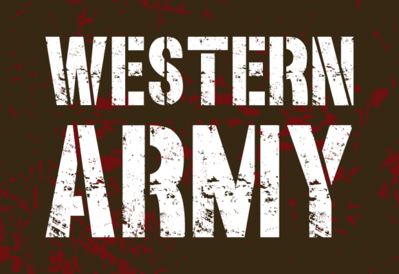 Western Army: The Bold Sans Serif Typeface for Marketers